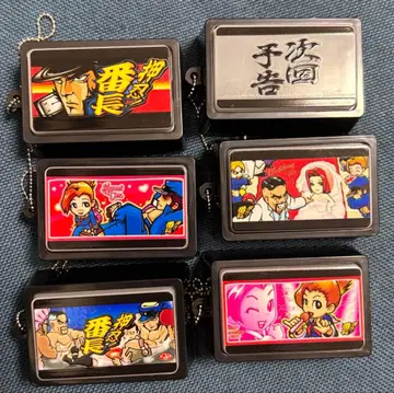 오쓰! 반초 뮤직 푸시 버튼 마스코트 전 6종 풀 컴플리트 세트