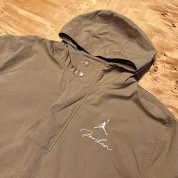 Jordan 나일론 자켓 후드 부착 브라운 XL 미사용품