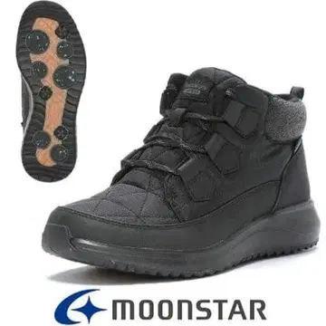 [ 새상품급 ] 문스타 방수 스니커즈 겨울 신발 블랙 24.5cm