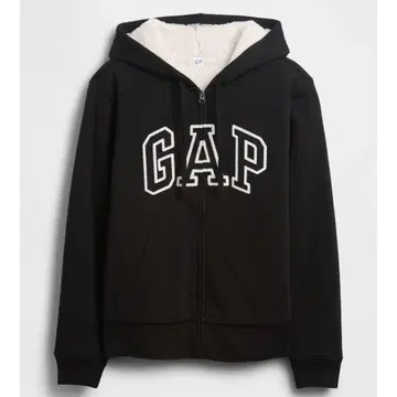GAP 블랙 풀 집업 후드티