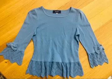 엠즈그레이시 블루 리본 티셔츠