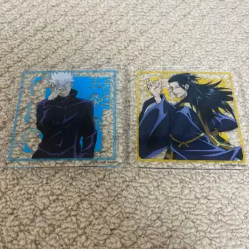 주술회전0 대교류전 아크릴 코스터 고죠 사토루 게토 스구루