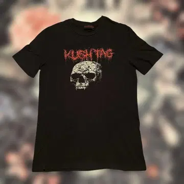 KUSH TAG 스컬 디자인 티셔츠