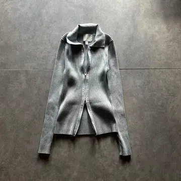 archive grunge drivers knit light blue