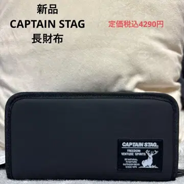 새상품 CAPTAIN STAG 블랙 장지갑
