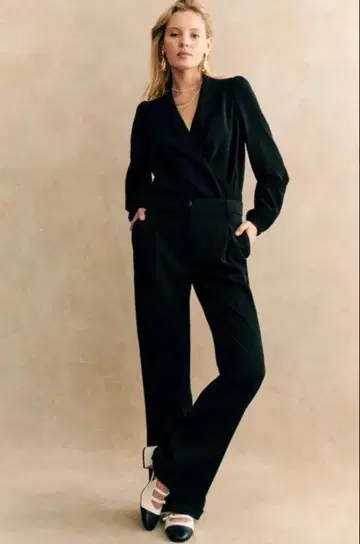 SEZANE 세잔느 드레이프 카슈쿨 긴팔 블라우스