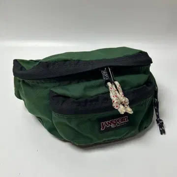 JANSPORT 바디백 힙색 그린