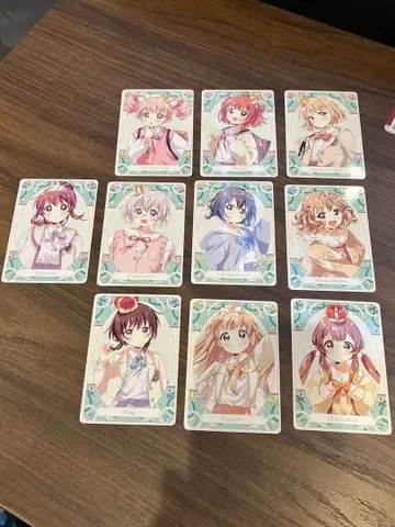 미사용 [유루유리] 아키하바라 아토레 콜라보 특전 카드 10장