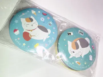 나츠메 우인장 ~하즈키의 기록~ 냥코 선생님 오리지널 캔뱃지 4종 세트