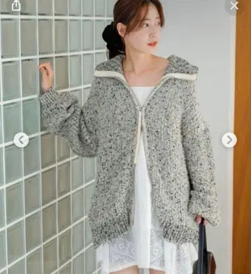 Kastane 하이넥 지퍼 니트