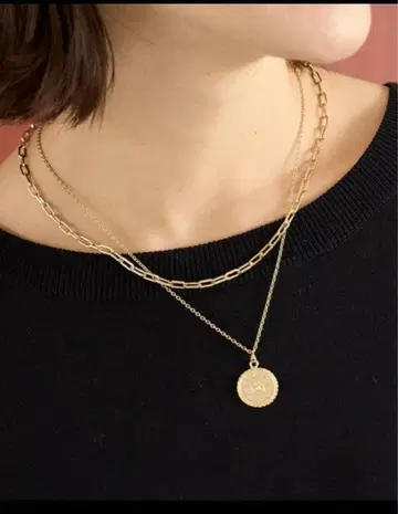 UNFILO 코인 목걸이 2세트