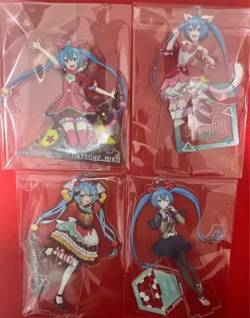 프로세카 원더랜즈 쇼타임 미쿠 아크릴 스탠드 4개 세트