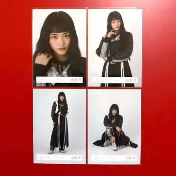 사쿠라자카46 브로마이드 야마자키 텐 Addiction 블랙 의상 컴프