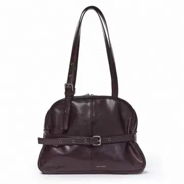 Samo ondoh 다크 브라운 가죽 숄더백