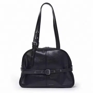 Samo ondoh 블랙 가죽 숄더백 벨트 포함