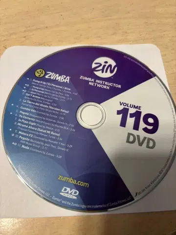 Zumba Instructor Network Volume 119 DVD