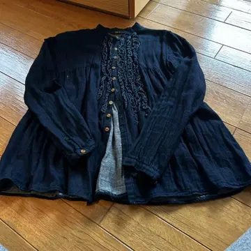 45R 프릴 네이비 셔츠 사이즈 1