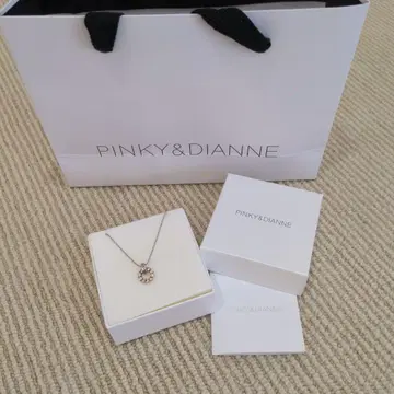 PINKY&DIANNE 실버 목걸이