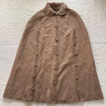 페루산 MonRepos 알파카 니트 케이프 판초 핸드메이드