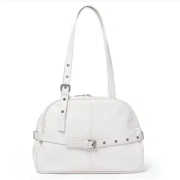 Samo ondoh 화이트 가죽 숄더백