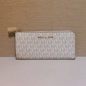 마이클코어스 L자형 지퍼 장지갑