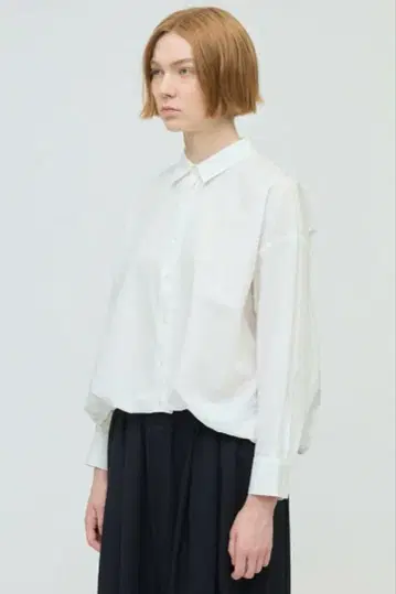 mizuiro ind 벌룬 실루엣 긴팔 셔츠