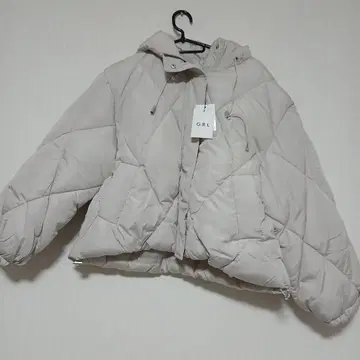 GRL 퀼팅 다운 자켓 숏 기장