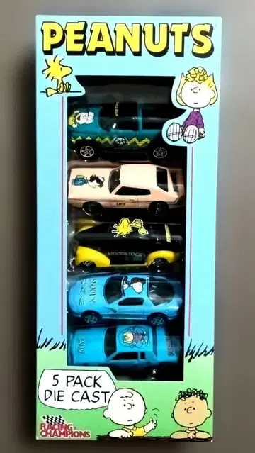 PEANUTS 스누피 다이캐스트카 5팩