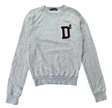 디스퀘어드 D 로고 데미지 가공 맨투맨 트레이닝복 그레이 S