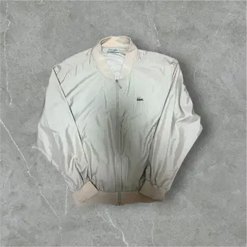 LACOSTE 나일론 자켓 블루종 베이지