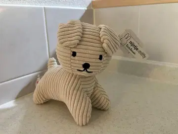 스너피 코듀로이 봉제 인형 17cm 택 포함 미피