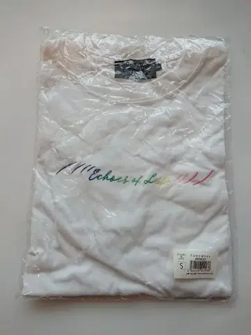 하뉴 유즈루 에코즈 오브 라이프 화이트 T셔츠 S사이즈