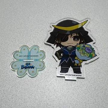 전국BASARA 다테 마사무네 아크릴 스탠드 꽃다발 화이트데이