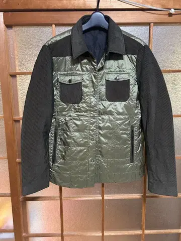 DUSEN 다운 자켓 올리브 그린