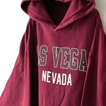 라스베이거스 네바다 맨투맨 후드티 레드 빨간색 구제 의류