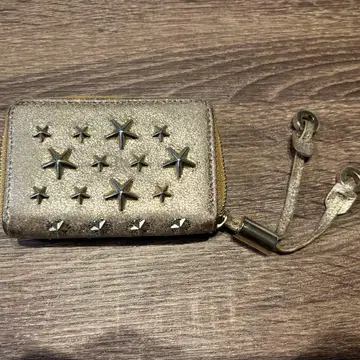 JIMMY CHOO 골드 코인 케이스