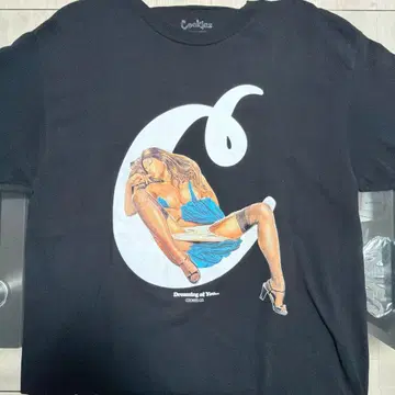 쿠키스 T셔츠 L 블랙