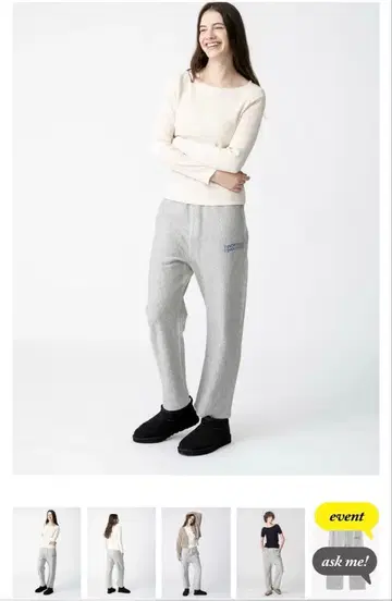 Ron Herman 그레이 스웨트 팬츠 M