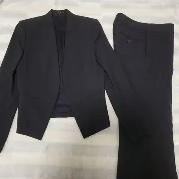 띠어리 여성용 수트 셋업 블랙