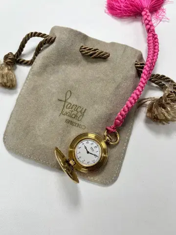 SEIKO 쿼츠 회중시계 골드 빈티지