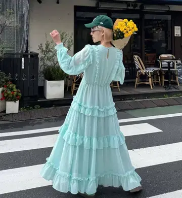 Alley by wcloset 전신골격이 우승 프린세스 기분 원피스