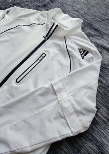 아디다스 골프 윈드 브레이커 화이트 남성용 L