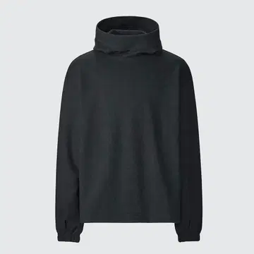 UNIQLO U 새상품 택 포함 브러쉬드 저지 풀 후드티 M 사이즈