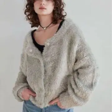 시루무린 가디건 니트