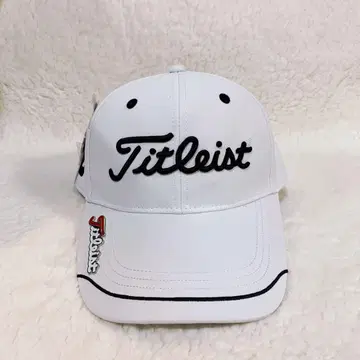 [ 미사용 새상품 ] Titleist 화이트 캡