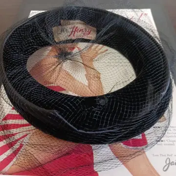 빈티지 토크 모자