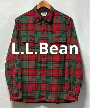 L.L.Bean 안감 플리스 플란넬 셔츠 체크