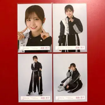 사쿠라자카46 브로마이드 엔도 리코 Addiction 블랙 의상 컴프