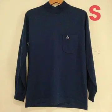 고품질 Munsingwear 하이넥 골프웨어 남성용 S 네이비