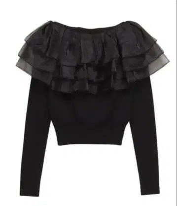 eimy istoire 블루밍 프릴 니트 풀오버